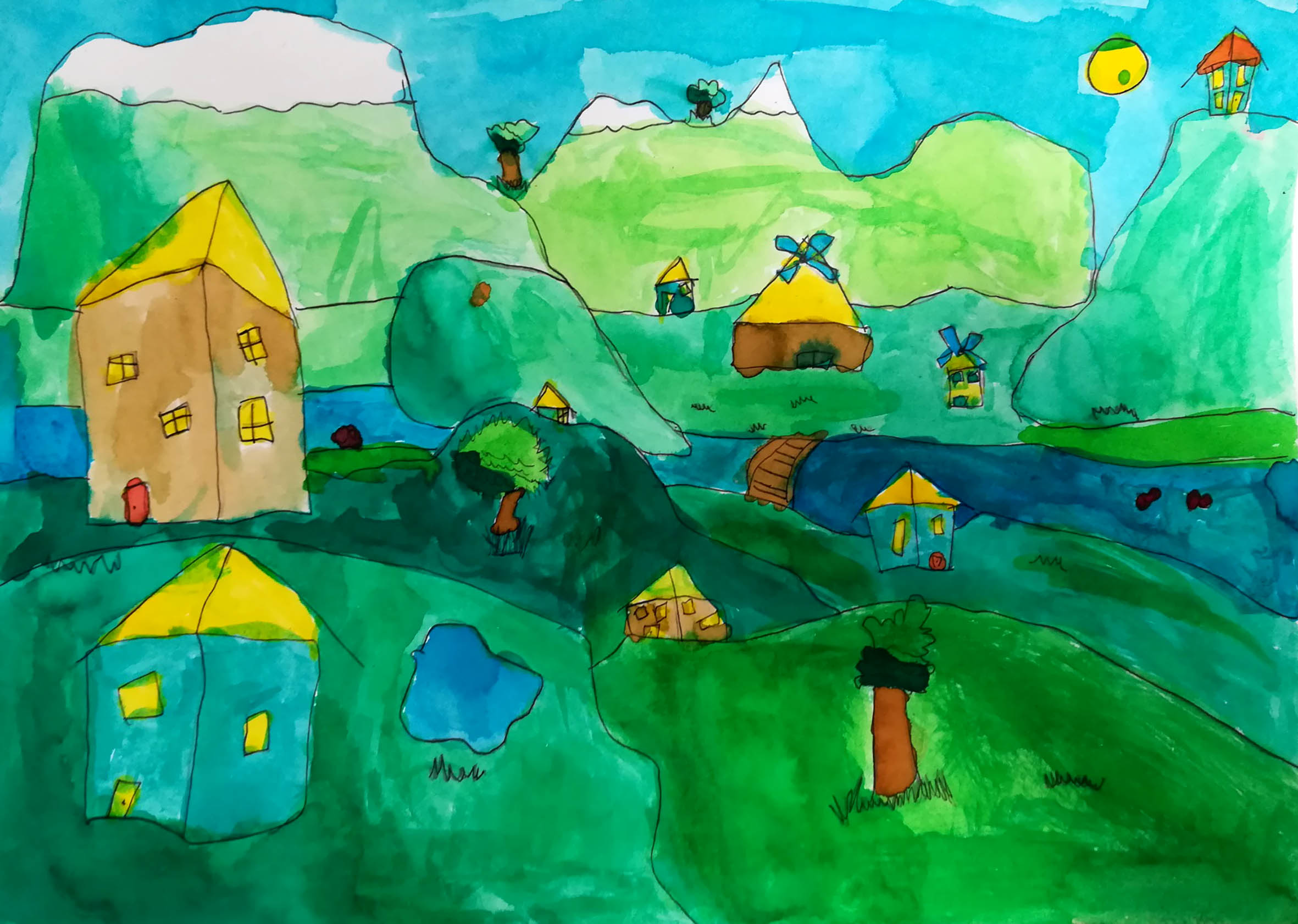 Dessin - peinture Enfants - Espace Beaujon