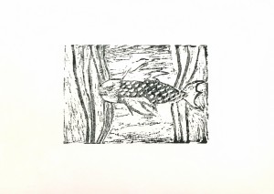 Poisson 3 Linogravure