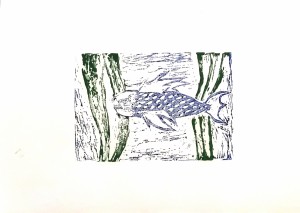 Poisson 4 Linogravure