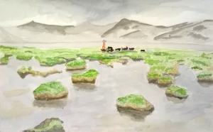 paysage-Irlandais-aquarelle